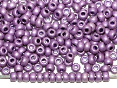 Rocailles von Ornella Preciosa Tschechien,
 metallic violett mattiert