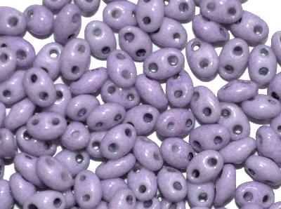 Twin Beads von Ornella Preciosa Tschechien, violett