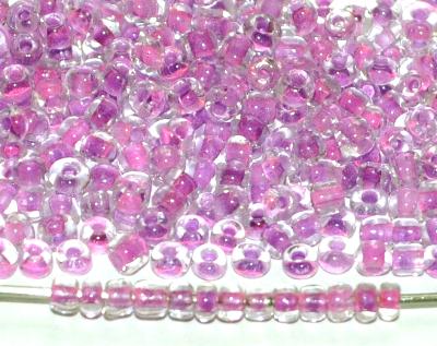 Rocailles
 kristall mit Farbeinzug
 violett