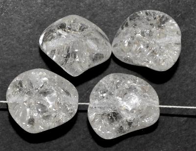 Glasperlen Nuggets,
 crash-beads kristall,
 hergestellt in Gablonz / Tschechien