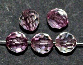 mc-Schliff Glasperlen kristall violett