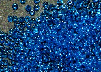 Rocailles von Ornella Preciosa Tschechien türkisblau transparent