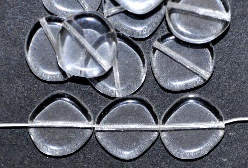Glasperlen 
 Scheibe kristall,
 hergestellt in Gablonz / Tschechien