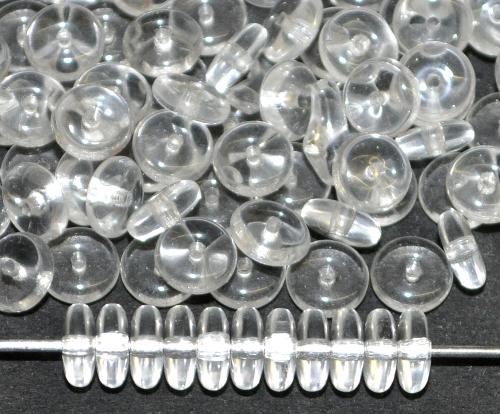 Glasperlen Linse kristall, hergestellt in Gablonz / Tschechien
