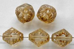geschliffene Glasperlen
 Multi Cut Beads
 kristall mit picasso finish