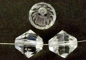 Glasperlen geschliffen kristall bicon 