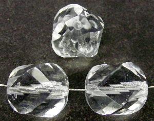 Glasperlen geschliffen kristall, hergestellt in Gablonz / Tschechien