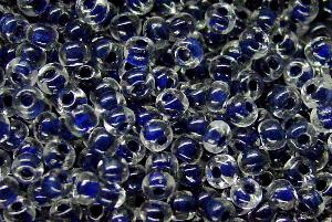 Rocailles
 kristall mit Farbeinzug dunkelblau