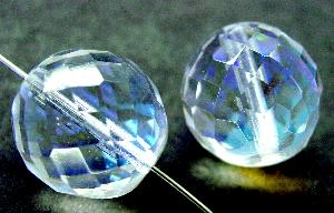 facettierte Glasperlen kristall mit AB