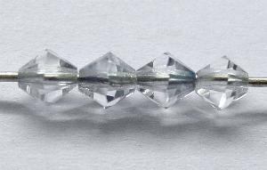 mc-Schliff Glasperlen kristall( grauschimmer) bicon