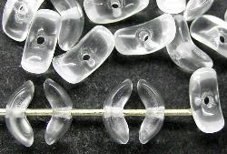 Glasperlen kristall
 zum Einfassen einer Mittelperle