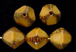 geschliffene Glasperlen
 Multi Cut Beads
 mit picasso finish