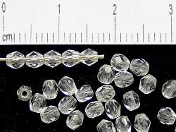 facettierte Glasperlen kristall, hergestellt in Gablonz / Tschechien
